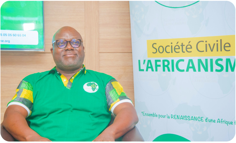 Alafe Wakili, Président de l'Africanisme